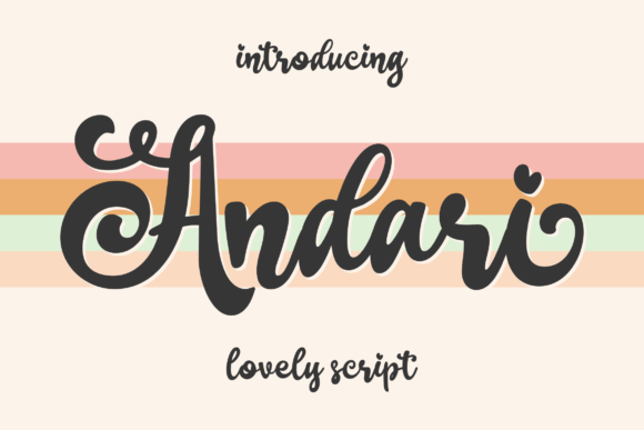 Andari: A Handwritten Font for Creative Makers