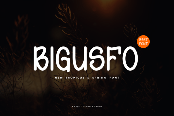 Bigusfo: A Sweet Handwritten Font for Creative Projects