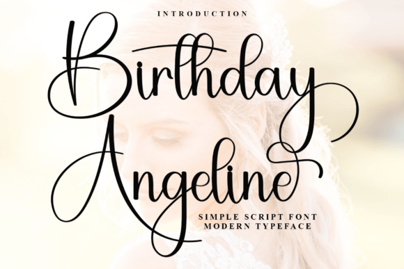 Birthday Angeline Font