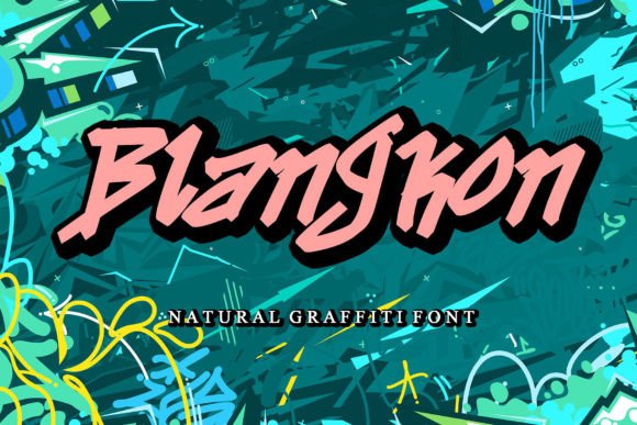 Blangkon: A Natural Graffiti Font