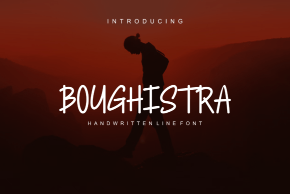 Boughistra: A Handwritten Font for Creative Projects