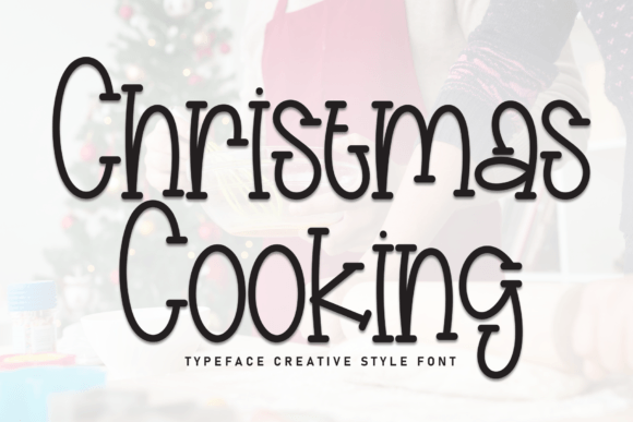 Christmas Cooking Font for Creative Projects