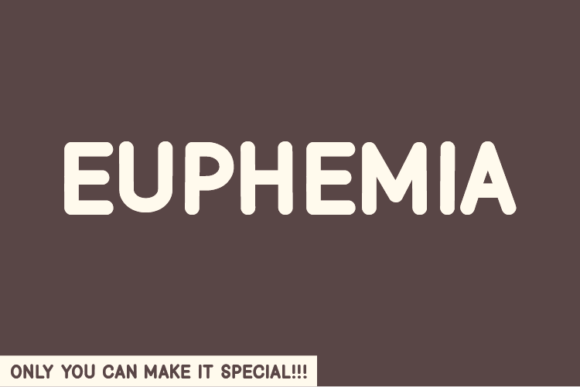 Euphemia: A Unique Handwritten Font