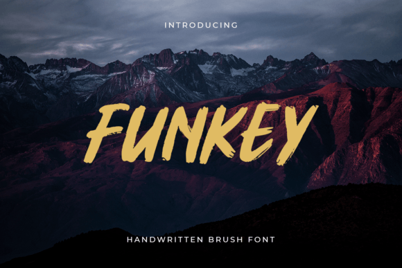Funkey: A Script Handwritten Font for Creative Campaigns