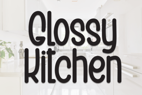 Glossy Kitchen: A Stylish Script Font