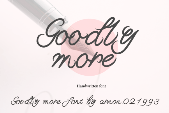 Goodly More Font Review