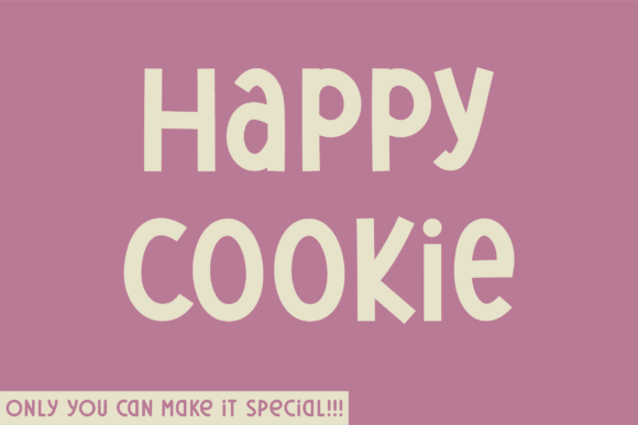 Happy Cookie Font for Web Design