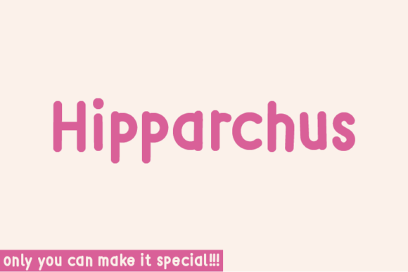 Hipparchus Font: Handwritten Elegance for Crafters