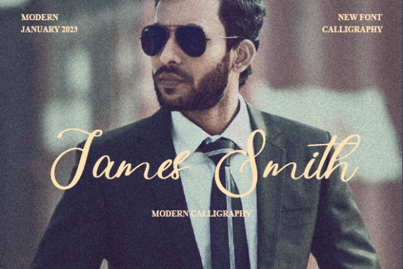 James Smith Font: Elegant Script for Web Design