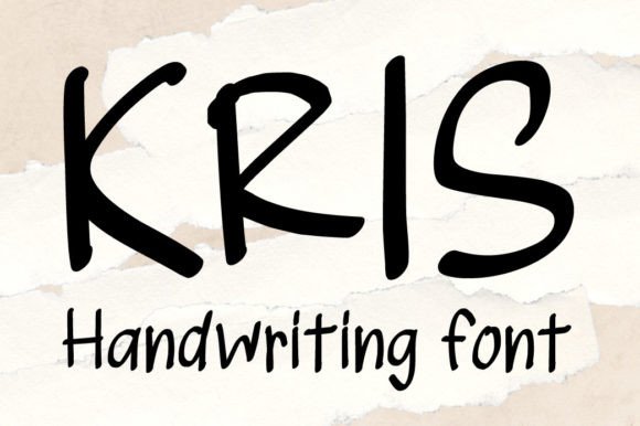 Kris: A Handwritten Font for Creative Campaigns
