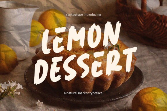 Lemon Dessert Font Review