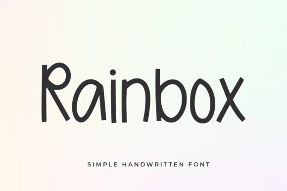 Rainbox: A Handwritten Font for Creative Web Design