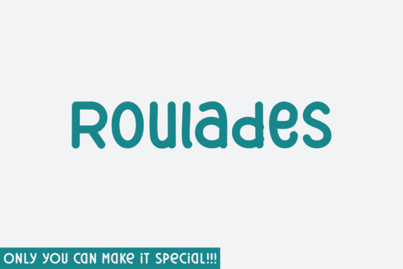 Roulades Font for Web Design