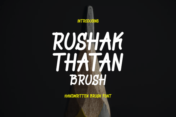 Rushak Thatan: A Handwritten Font for Web Design