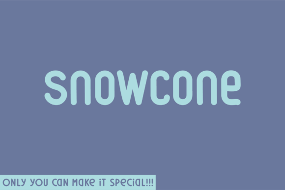 Snowcone: A Handwritten Font for Impactful Campaigns