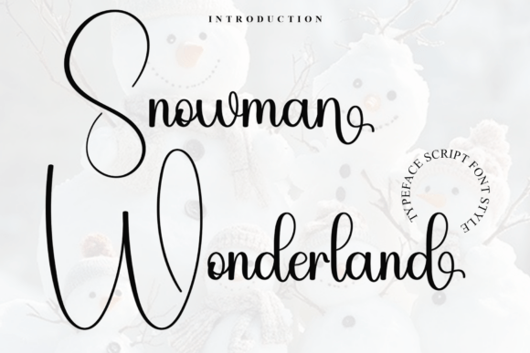 Snowman Wonderland Font Review