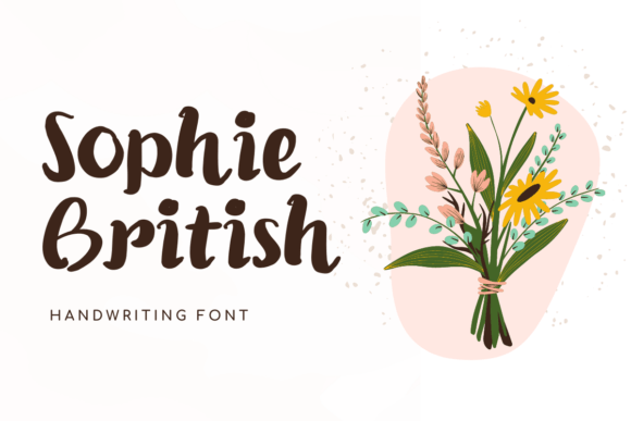 Sophie British Font: A Floral Touch for Web Design