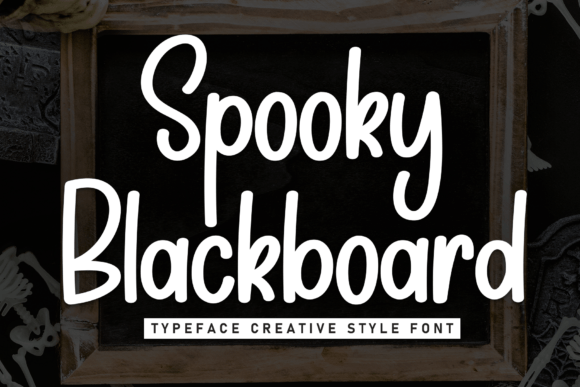 Spooky Blackboard Font