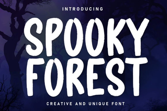 Spooky Forest Font for Business