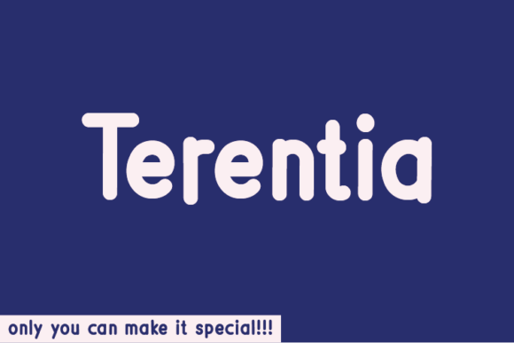 Terentia: A Unique Handwritten Font
