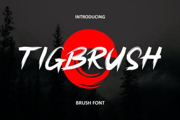 Tigbrush Font: Handwritten Elegance for Editorial Design