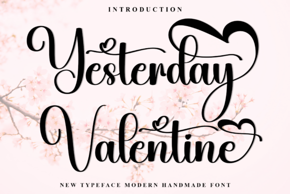 Yesterday Valentine Font Review