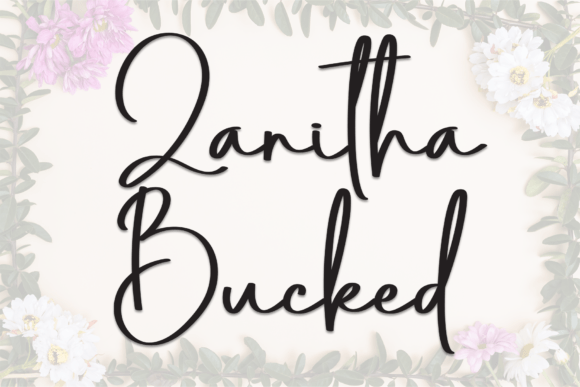Zanitha Bucked Font
